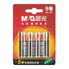 晨光 ARC92556 5号碱性电池（4粒吸卡）