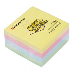 齐心 D5005 强力型便签贴 易事贴 四色混装 400张/包