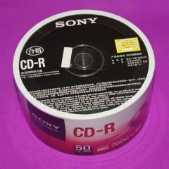 索尼 CD 空白光盘 CD-R 刻录光盘（50片装）